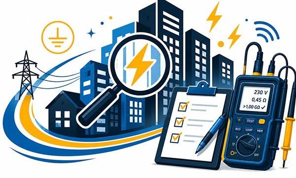 Pomiary elektryczne dla wspólnot mieszkaniowych Pogorzela
